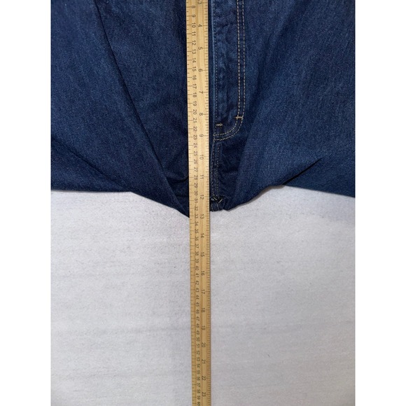 Vintage Calvin Klein High Rise Jeans Womens Sz 12 Blue Denim Cotton Straight - Picture 6 of 12